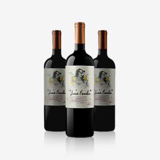 Tres botellas de vino "Sana Envidia"